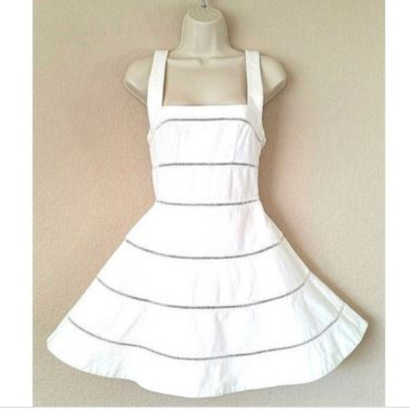 Opening Ceremony Dresses & Skirts - Opening Ceremony White Eyelet Fit & Flare Dress